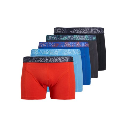 Jack&Jones Komplet 5 par bokserek Pete 12277587 Kolorowy ze sklepu MODIVO w kategorii Majtki męskie - zdjęcie 182701173