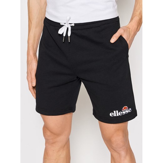 Ellesse Szorty sportowe Silvan SHF09162 Czarny Regular Fit ze sklepu MODIVO w kategorii Spodenki męskie - zdjęcie 182701210