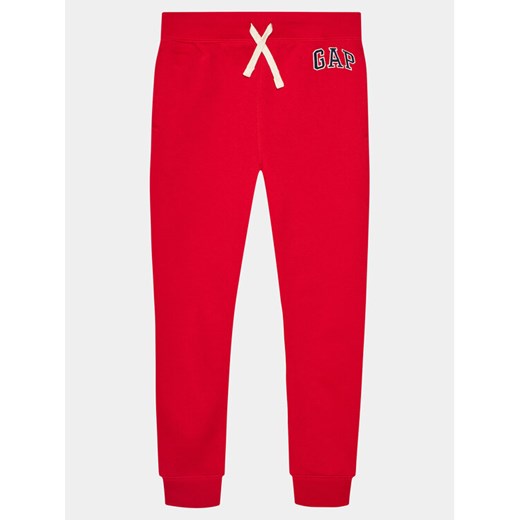 Gap Spodnie dresowe 550068-02 Czerwony Regular Fit ze sklepu MODIVO w kategorii Spodnie chłopięce - zdjęcie 182701232