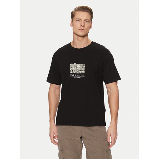 Jack&Jones T-Shirt Boston 12273400 Czarny Relaxed Fit ze sklepu MODIVO w kategorii T-shirty męskie - zdjęcie 182701240