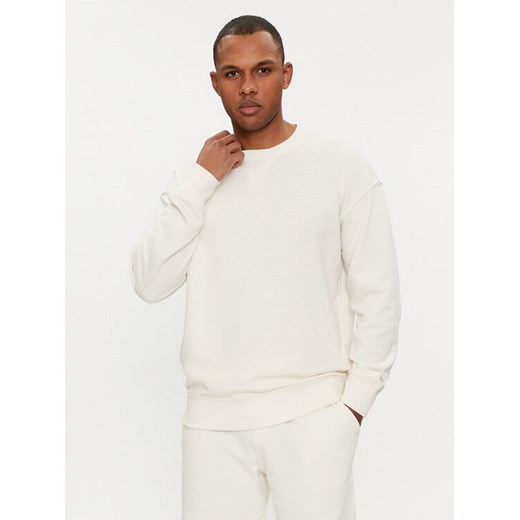 United Colors Of Benetton Bluza 3J68U1009 Écru Regular Fit ze sklepu MODIVO w kategorii Bluzy męskie - zdjęcie 182701304