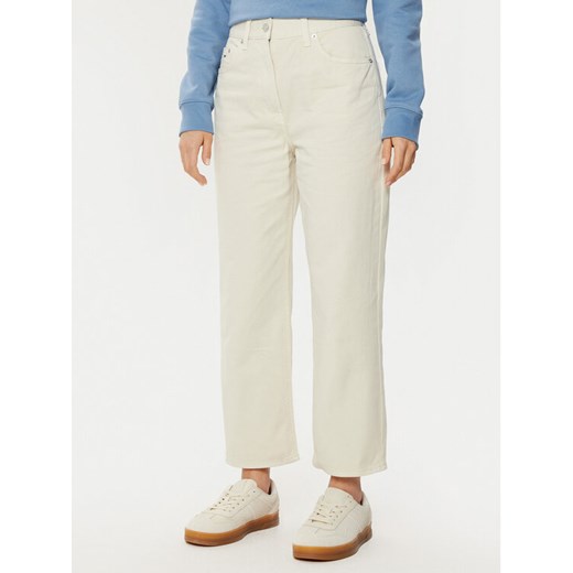 Tommy Jeans Jeansy DW0DW19392 Écru Straight Fit ze sklepu MODIVO w kategorii Jeansy damskie - zdjęcie 182701310
