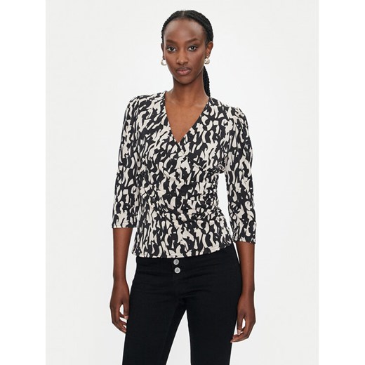 Morgan Bluzka 242-TDIANE Czarny Slim Fit ze sklepu MODIVO w kategorii Bluzki damskie - zdjęcie 182701333