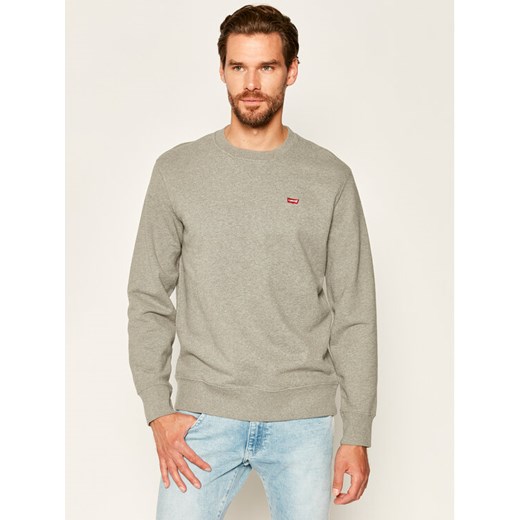 Levi's® Bluza New Original 35909-0002 Szary Regular Fit ze sklepu MODIVO w kategorii Bluzy męskie - zdjęcie 182701363