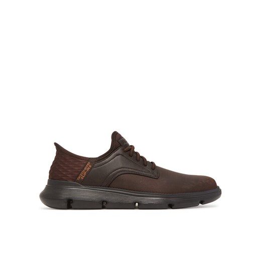 Skechers Sneakersy Garza-Gervin 205046/CHOC Brązowy ze sklepu MODIVO w kategorii Buty sportowe męskie - zdjęcie 182701393