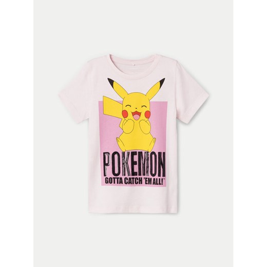 NAME IT T-Shirt 13232345 Różowy Regular Fit ze sklepu MODIVO w kategorii Bluzki dziewczęce - zdjęcie 182701401