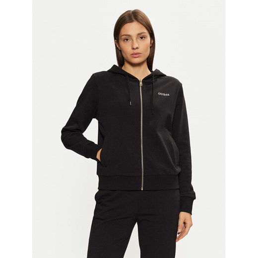 Guess Bluza O5RQ01 KCO31 Czarny Regular Fit ze sklepu MODIVO w kategorii Bluzy damskie - zdjęcie 182701410
