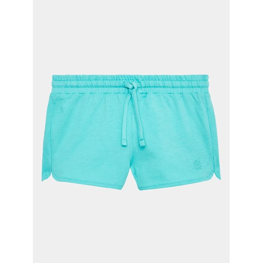 United Colors Of Benetton Szorty sportowe 3I1XG900N Niebieski Regular Fit ze sklepu MODIVO w kategorii Spodenki dziewczęce - zdjęcie 182701472