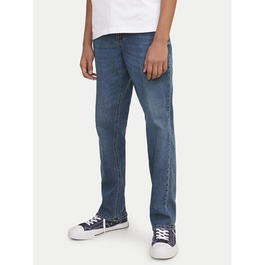 Jack&Jones Junior Jeansy Clark 12249057 Niebieski Regular Fit ze sklepu MODIVO w kategorii Spodnie chłopięce - zdjęcie 182701501