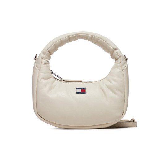 Tommy Jeans Torebka Tjw Pillow Mini Hobo AW0AW16976 Beżowy ze sklepu MODIVO w kategorii Torebki damskie - zdjęcie 182701553