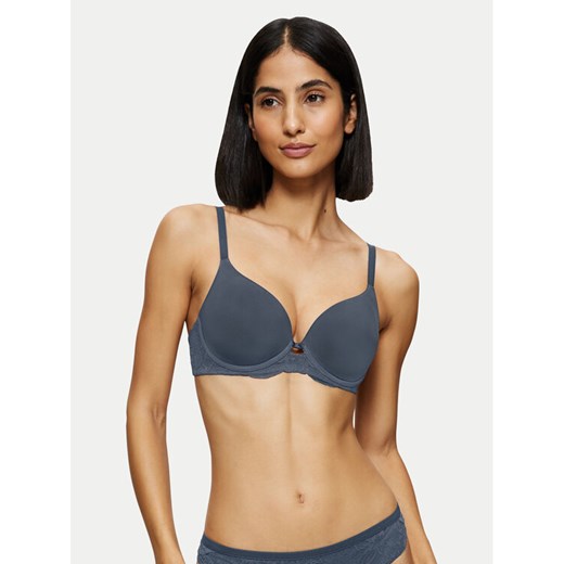 Triumph Biustonosz z fiszbiną Amourette Charm 10214459 Niebieski ze sklepu MODIVO w kategorii Biustonosze - zdjęcie 182701571