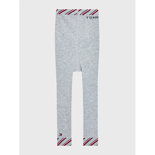 Tommy Hilfiger Legginsy 701220280 Szary Slim Fit ze sklepu MODIVO w kategorii Spodnie dziewczęce - zdjęcie 182701592