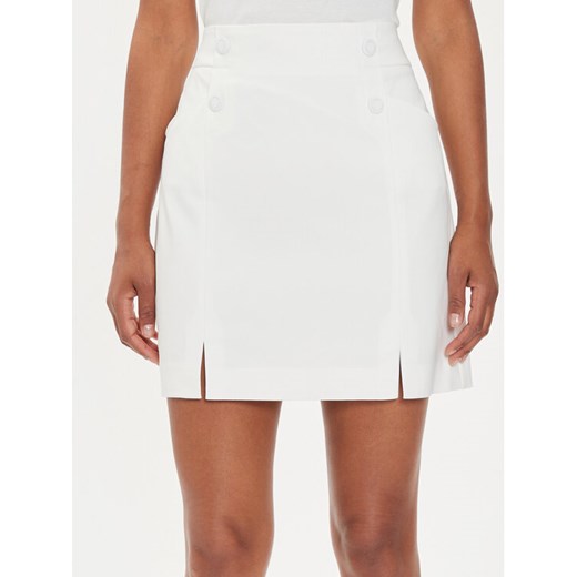 Morgan Spódnica mini 241-JEON Écru Regular Fit ze sklepu MODIVO w kategorii Spódnice - zdjęcie 182701633