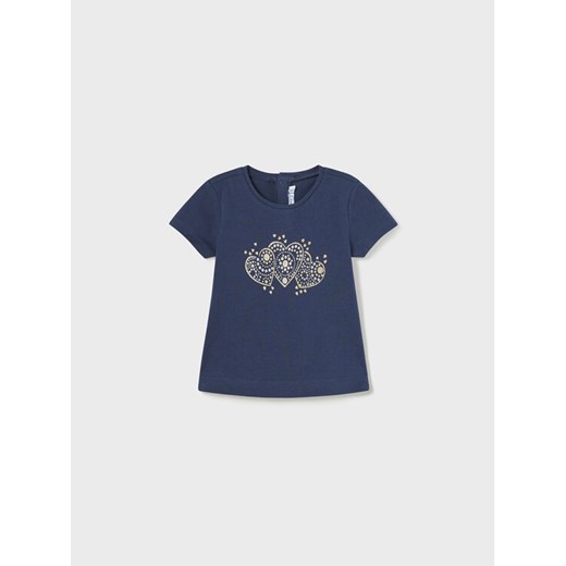 Mayoral T-Shirt 105 Granatowy Regular Fit ze sklepu MODIVO w kategorii Koszulki niemowlęce - zdjęcie 182701663