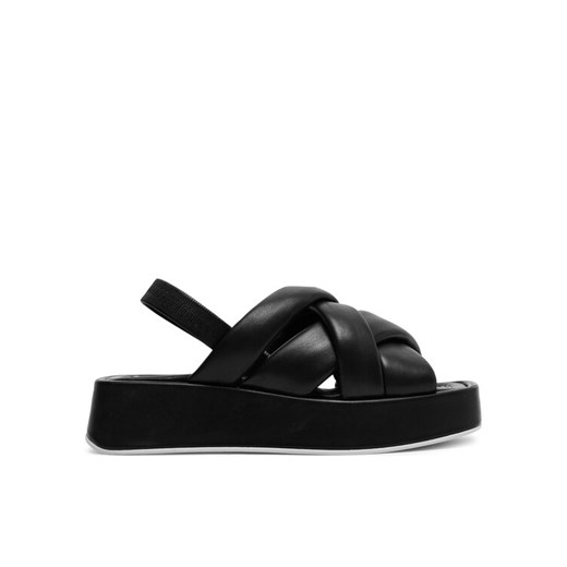 Pollini Sandały SA16266I1ITE0000 Czarny ze sklepu MODIVO w kategorii Sandały damskie - zdjęcie 182701682