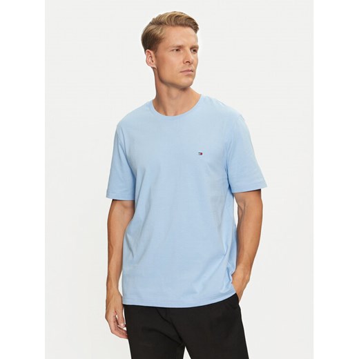 Tommy Hilfiger T-Shirt Essential MW0MW37267 Niebieski Regular Fit ze sklepu MODIVO w kategorii T-shirty męskie - zdjęcie 182701864