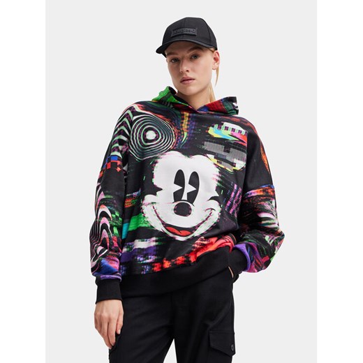 Desigual Bluza 23WWSK11 Czarny Oversize ze sklepu MODIVO w kategorii Bluzy damskie - zdjęcie 182701874