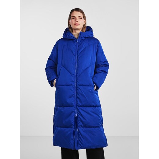 YAS Kurtka puchowa 26030707 Niebieski Regular Fit ze sklepu MODIVO w kategorii Kurtki damskie - zdjęcie 182701923