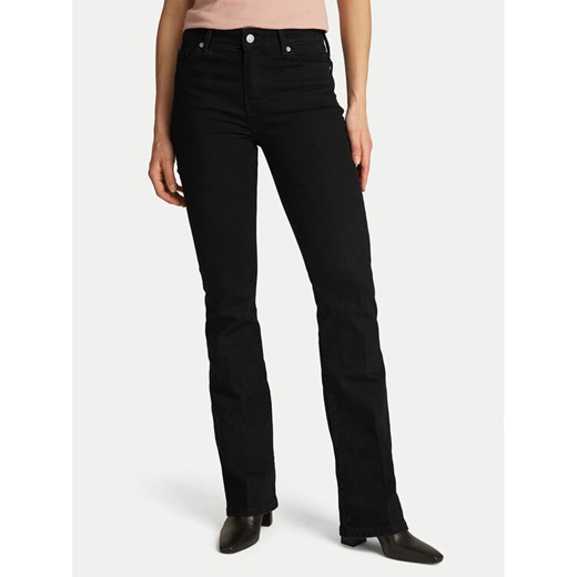 Tommy Hilfiger Jeansy WW0WW45007 Czarny Bootcut Fit ze sklepu MODIVO w kategorii Jeansy damskie - zdjęcie 182701970
