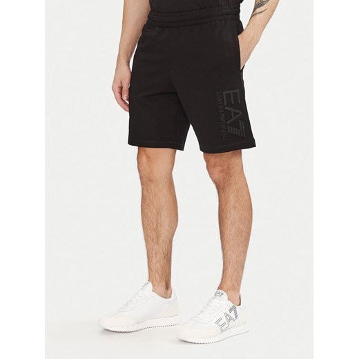 EA7 Emporio Armani Szorty sportowe 7M000232 AF13512 UC001 Czarny ze sklepu MODIVO w kategorii Spodenki męskie - zdjęcie 182701971