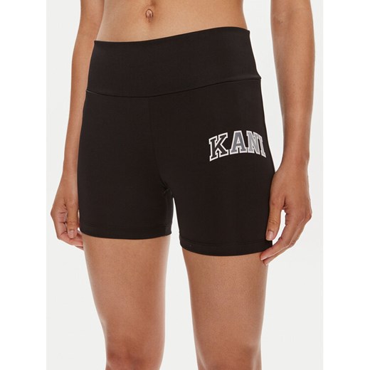 Karl Kani Szorty sportowe Small Serif 6113125 Czarny Slim Fit ze sklepu MODIVO w kategorii Szorty - zdjęcie 182702014