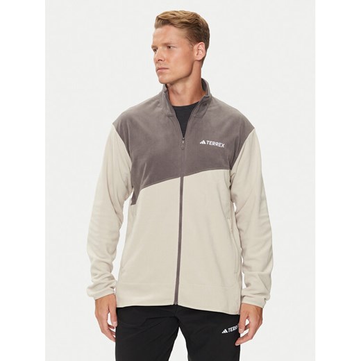 adidas Polar Terrex Multi IZ3296 Beżowy Regular Fit ze sklepu MODIVO w kategorii Bluzy męskie - zdjęcie 182702024