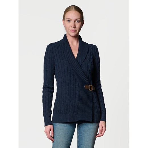 LAUREN RALPH LAUREN Sweter 200808258005 Granatowy Regular Fit ze sklepu MODIVO w kategorii Swetry damskie - zdjęcie 182702061