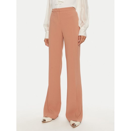 PINKO Spodnie materiałowe Hulka 100054 7624 Brązowy Regular Fit ze sklepu MODIVO w kategorii Spodnie damskie - zdjęcie 182702093
