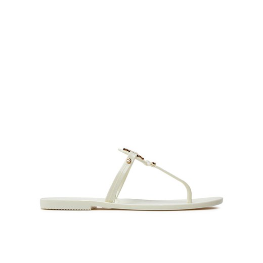 Tory Burch Japonki Mini Miller Flat Thong 51148678 Biały ze sklepu MODIVO w kategorii Klapki damskie - zdjęcie 182702160