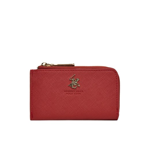 Beverly Hills Polo Club Portfel damski BHPC-W1-001-SS25 Czerwony ze sklepu MODIVO w kategorii Etui - zdjęcie 182702193