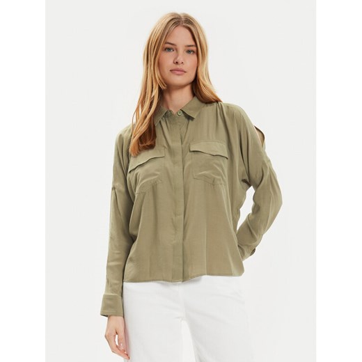 DKNY Koszula P4DM8X00 Zielony Regular Fit ze sklepu MODIVO w kategorii Koszule damskie - zdjęcie 182702214