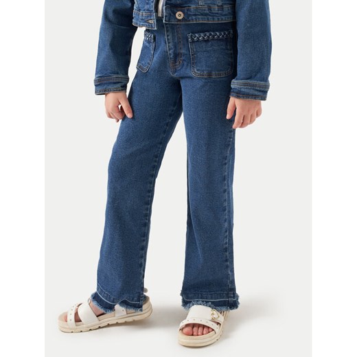 Mayoral Jeansy 06510 Niebieski Regular Fit ze sklepu MODIVO w kategorii Spodnie dziewczęce - zdjęcie 182702290