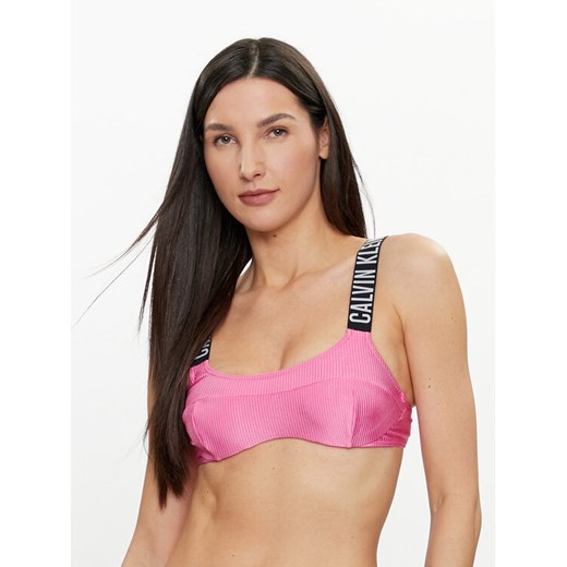 Calvin Klein Swimwear Góra od bikini KW0KW02389 Różowy ze sklepu MODIVO w kategorii Stroje kąpielowe - zdjęcie 182702300