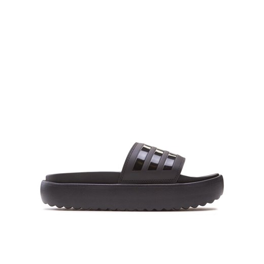 adidas Klapki Adilette Platform Slides HQ6179 Czarny ze sklepu MODIVO w kategorii Klapki damskie - zdjęcie 182702304