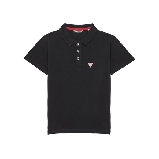 Guess Polo L2GP02 KAPY0 Czarny Regular Fit ze sklepu MODIVO w kategorii T-shirty chłopięce - zdjęcie 182702330
