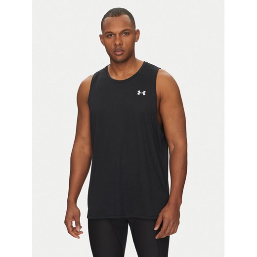Under Armour Tank top Tech 1382795 Czarny Regular Fit ze sklepu MODIVO w kategorii T-shirty męskie - zdjęcie 182702333