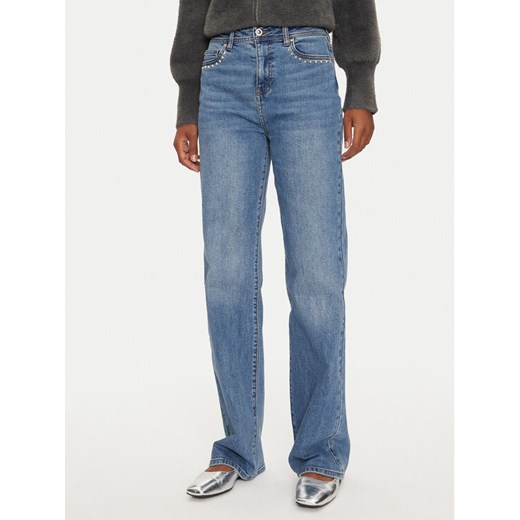 Morgan Jeansy 242-PCHIMA Niebieski Straight Fit ze sklepu MODIVO w kategorii Jeansy damskie - zdjęcie 182702354