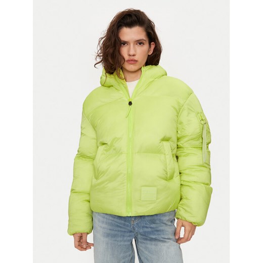 Alpha Industries Kurtka zimowa 148006 Zielony Regular Fit ze sklepu MODIVO w kategorii Kurtki damskie - zdjęcie 182702361