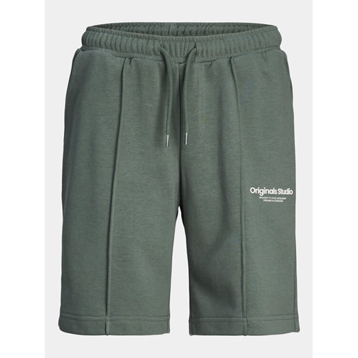 Jack&Jones Junior Szorty sportowe Vesterbro 12254196 Zielony Loose Fit ze sklepu MODIVO w kategorii Spodenki chłopięce - zdjęcie 182702372