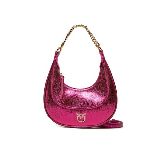 PINKO Torebka Brioche Hobo Mini AI 24-25 PLTT 101433 A204 Różowy ze sklepu MODIVO w kategorii Listonoszki - zdjęcie 182702404