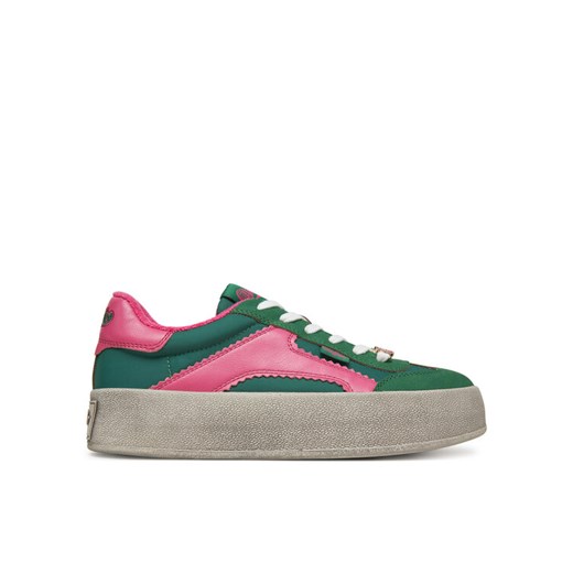 Buffalo Sneakersy Cajo 1636444 Zielony ze sklepu MODIVO w kategorii Buty sportowe damskie - zdjęcie 182702520