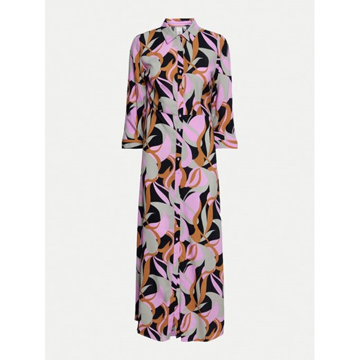 YAS Sukienka koszulowa Savanna 26022663 Różowy Loose Fit ze sklepu MODIVO w kategorii Sukienki - zdjęcie 182702550