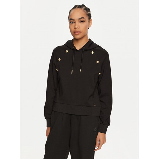 Gaudi Bluza 421BD64003 Czarny Regular Fit ze sklepu MODIVO w kategorii Bluzy damskie - zdjęcie 182702571