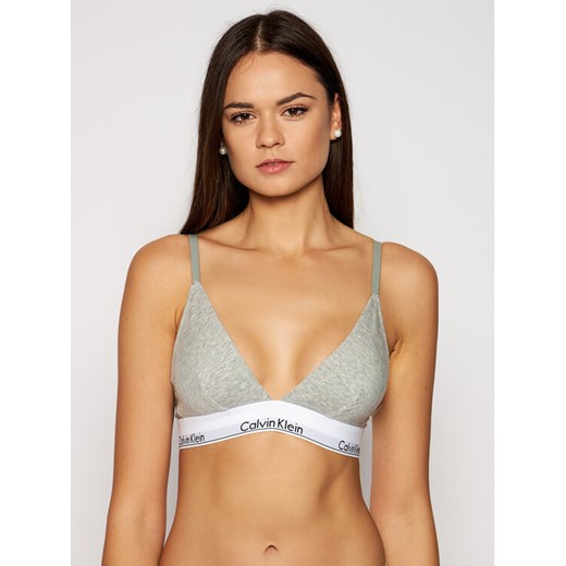 Calvin Klein Underwear Biustonosz braletka 000QF1061E Szary ze sklepu MODIVO w kategorii Biustonosze - zdjęcie 182702591