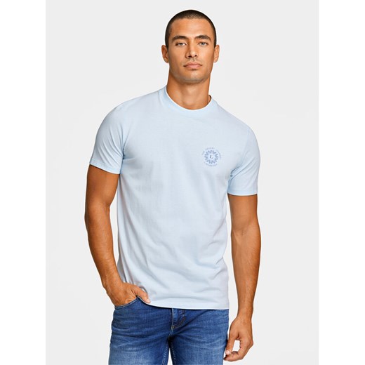 Lindbergh T-Shirt 30-400267 Błękitny Relaxed Fit ze sklepu MODIVO w kategorii T-shirty męskie - zdjęcie 182702601