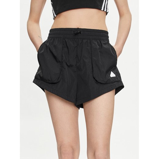 adidas Szorty sportowe City Escape IQ4822 Czarny Loose Fit L MODIVO