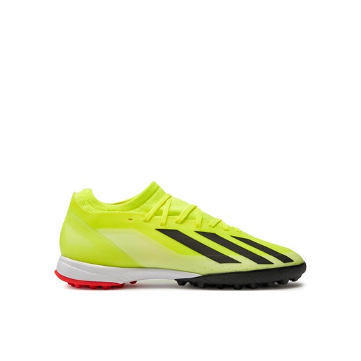 adidas Buty do piłki nożnej X Crazyfast League Turf Boots IF0698 Żółty ze sklepu MODIVO w kategorii Buty sportowe męskie - zdjęcie 182702611