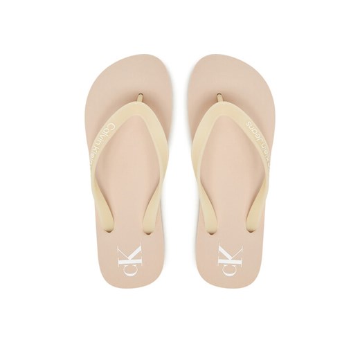 Calvin Klein Jeans Japonki Beach Sandal Transparent Tpu YW0YW01829 Różowy ze sklepu MODIVO w kategorii Klapki damskie - zdjęcie 182702761