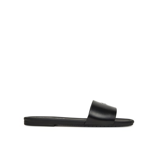 Calvin Klein Jeans Klapki Flat Sandal Slide Mg YW0YW01697 Czarny ze sklepu MODIVO w kategorii Klapki damskie - zdjęcie 182702820
