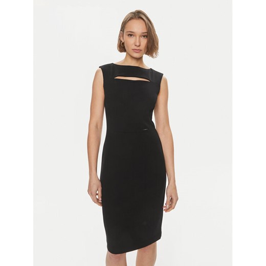 Calvin Klein Sukienka koktajlowa K20K207035 Czarny Slim Fit ze sklepu MODIVO w kategorii Sukienki - zdjęcie 182702860